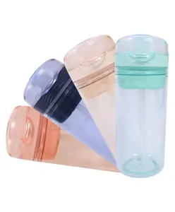 Toyshine Sipper Tumbler Tritan Sports Water Bottle Green - 420 ml