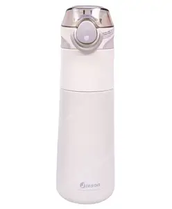 Toyshine Hot and Cold Stainless Steel Water Bottle - White-520 ml