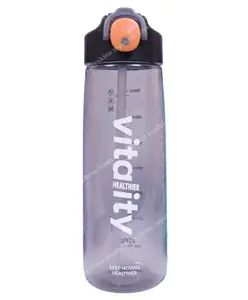 Toyshine Tritan BPA Free Sports Water Bottle Black- 760 ml