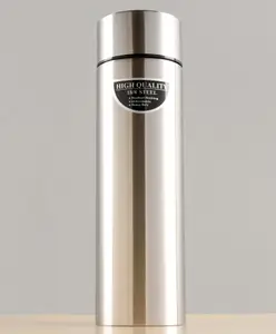 Cello H2O Stainless Steel Water Bottle Silver - 1 Litre