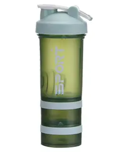 FunBlast Unbreakable Gym Bottle Green - 450 ML