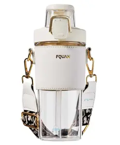 FunBlast Tritan Sipper Bottle with Straw White - 500 ml