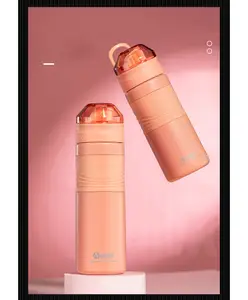 SANJARY Hot & Cold Water Bottle - 550 ml (Colour & Print May Vary)