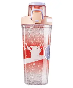 SANJARY Water Bottle - 650 ml (Colour & Print May Vary)