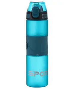 FunBlast Water Bottle Unbreakable Water Bottle with Sipper and Straw BPA Free Drinking Bottle Leak-Proof Water Bottle Ideal for Office Sports School Gym Yoga Blue - 700 ml