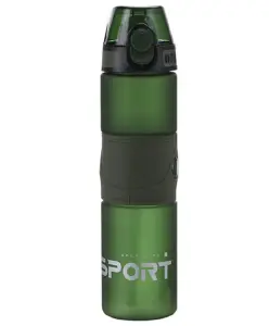 FunBlast Unbreakable Water Bottle with Sipper and Straw Green - 700 ml