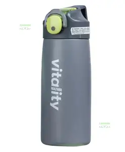 YAMAMA Hot and Cold Stainless Steel 304 Water Bottle Grey - 500 ml