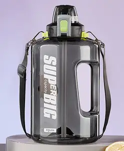 Yamama Sipper Water Bottle With Carry Handle Black - 1500 ml