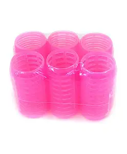 Fab N Funky Hair Rollers Pack of 6 - Pink
