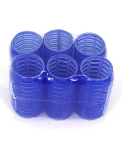 Fab N Funky Hair Rollers Pack of 6 - Blue