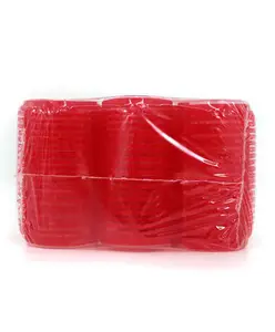Fab N Funky Hair Rollers Pack of 6 - Red