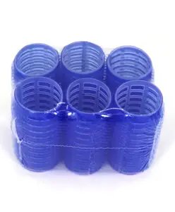 Fab N Funky Hair Rollers Pack of 6 - Blue
