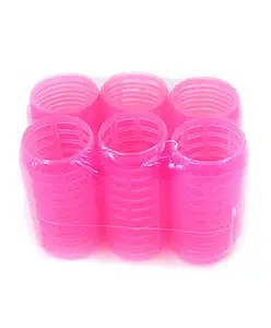 Fab N Funky Hair Rollers Pack of 6 - Pink