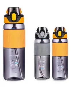 FunBlast Tritan Water Bottle with Straw and Sipper 1100 ML Random Color