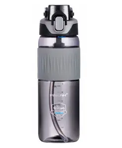 FunBlast Tritan Water Bottle with Straw and Sipper 1100 ML (Black Color)