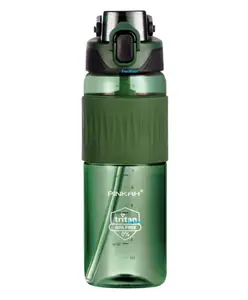 FunBlast Tritan Water Bottle with Straw and Sipper 1100 ML (Green Color)