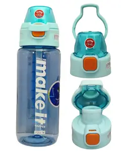 FunBlast BPA Free Sports Water Bottle Blue - 600 ml