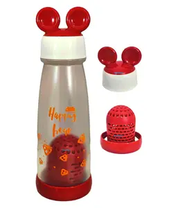 FunBlast Fruit Infuser Detox Water Bottle Red 350 ML