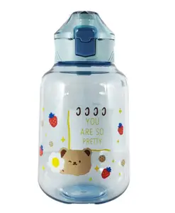 FunBlast Gallon Water Bottle with Sipper & Handle Sky Blue 1200 ml