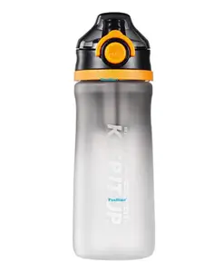 FunBlast BPA Free Sports Water Bottle Black - 650 ml