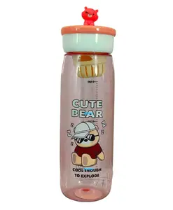 FunBlast BPA Free Water Bottle Pink 600 ML