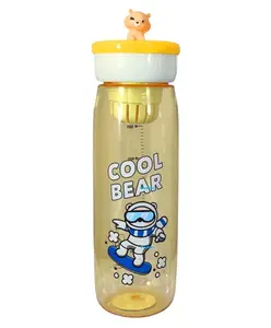 FunBlast BPA Free Water Bottle Yellow 600 ML
