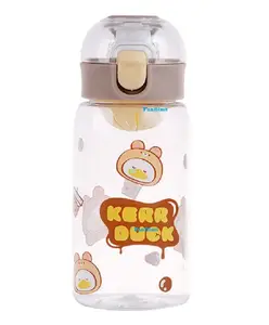 FunBlast Cartoon Design Water Bottle Brown 450 ML