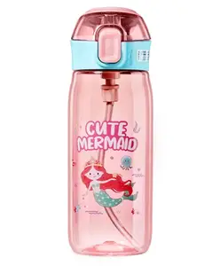 FunBlast Cartoon Water Bottle with Sipper Red 630 ml