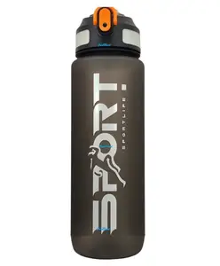 FunBlast Water Bottle With Straw Black 500 ml