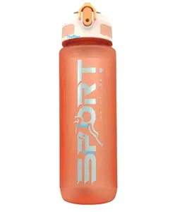 FunBlast Water Bottle with Straw Pink 500 ml