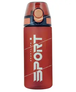 FunBlast Water Bottle With Straw Red 500 ml