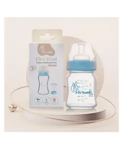 R for Rabbit Fist Feed Glass Feeding Bottle - 120ml