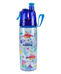 Smily Kiddos Sports Water Bottle Dino Theme Print Blue - 500 ml