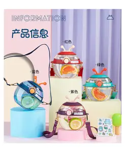 Skb Cute Beetle Water Bottle (Colour May Vary)