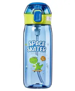 SKB Cute Water Bottle With Sipper 630 ml - (Color and Design May Vary)