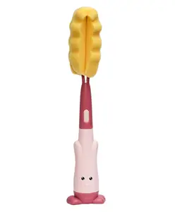 Adore The Spongy Rabbit 3-in-1 Bottle Cleaning Brush Kit - Pink