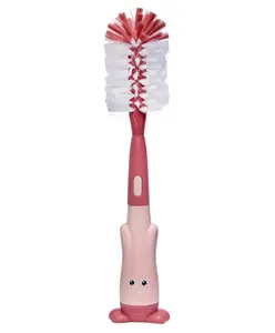 Adore The Nylon Rabbit Bottle Cleaning Brush Kit - Pink