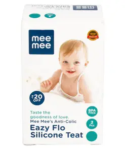 Mee Mee Liquid Silicone Nipples Extra Large - Pack Of 2