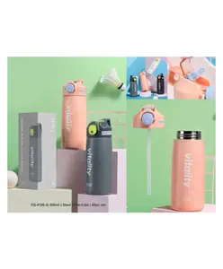 YAMAMA Hot and Cold Stainless Steel 304 Water Bottle for Kids and Adults 500 ML Color May Vary