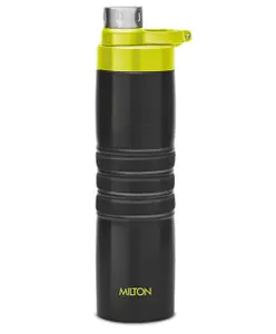 Milton Amigo-800 Thermosteel Water Bottle Hot & Cold Vacuum Insulated Flask Black - 630 ml
