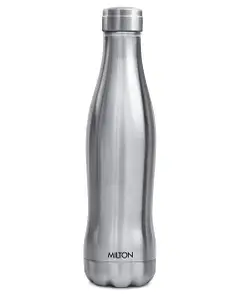 Milton Duke 500 Thermosteel Hot and Cold Vacuum Insulated Water Bottle Silver - 420 ml