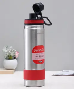 Servewell Thunder SS Vacuum Bottle Fuji Red - 725 ml
