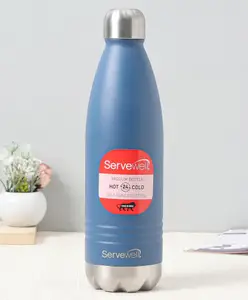 Servewell 304 Stainless Steel Vacuum water Bottle Blue - 750 ml