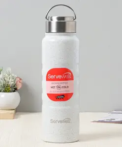 Servewell Twister Stainless Steel Vacuum Bottle Speckle White - 725 ml