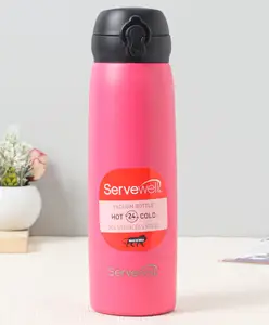 Servewell Pride SS Vacuum Bottle Pink - 525 ml