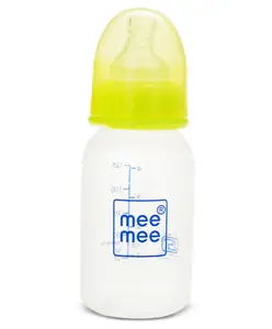 Mee Mee Polypropylene Eazy Flo Premium Feeding Bottle Green - 125 ml