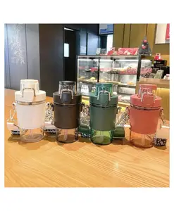 YAMAMA Tritan Water Bottle, Bottle for Girls Bottle for Girls Stylish Sipper Bottle for Girls with Straw Girls Sipper Water Bottle Sipper Bottle for Adults - 500ML (Color May Vary)