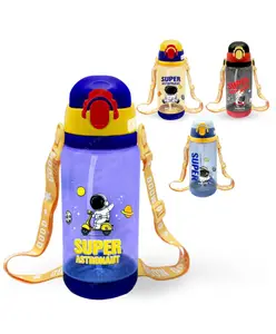 FunBlast Space Theme Water Bottle for Kids - 660 ml (COLOR MAY VARY)