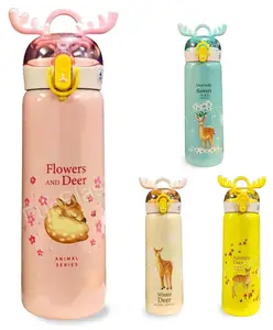 FunBlast Vacuum Insulated Stainless Steel Water Bottle - 1 Pc Color & Design May Vary