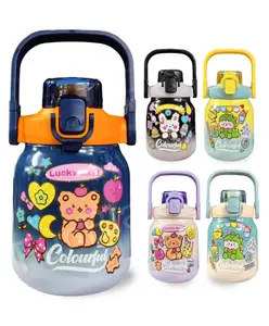 FunBlast Insulated Stainless Steel Water Bottle (Pack of 1 Random Color and Design)